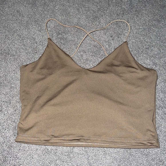 NWOT Brown tank top from Romwe size XS - Picture 1 of 6